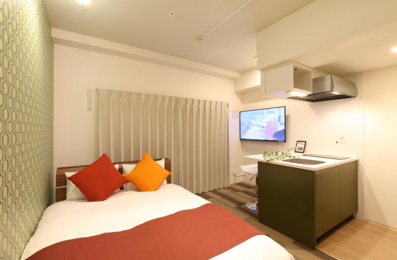 เรสซิเดนซ์ โฮเต็ล ฮาตะ 19 Aparthotel ฟูกุโอกะ ภายนอก รูปภาพ
