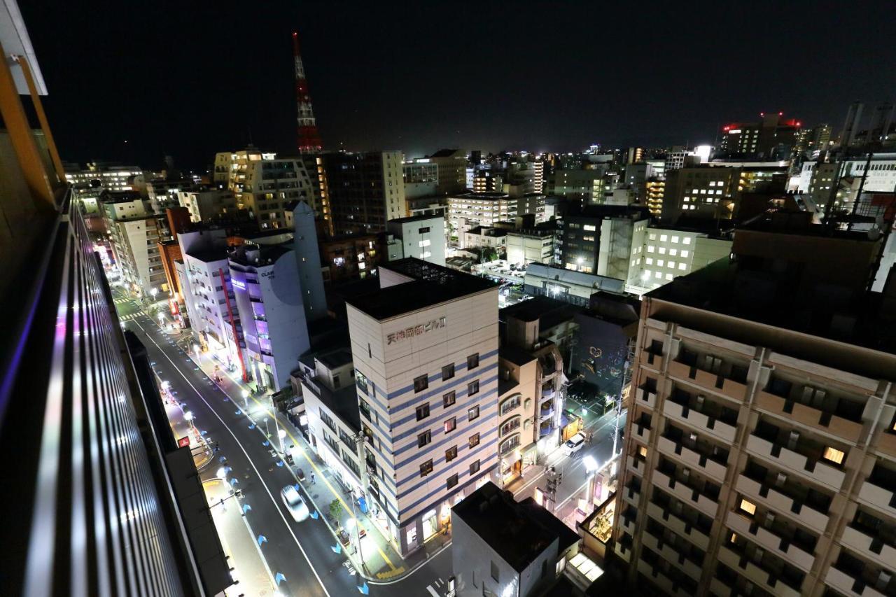 เรสซิเดนซ์ โฮเต็ล ฮาตะ 19 Aparthotel ฟูกุโอกะ ภายนอก รูปภาพ